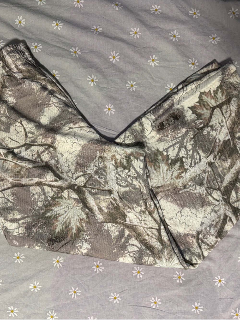 Bershka Neutral Brown & Cream Camo Bermudas